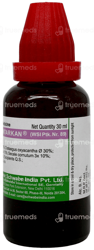 Dr Willmar Schwabe Viscum Pentarkan Ptk 89 Drops 30ml
